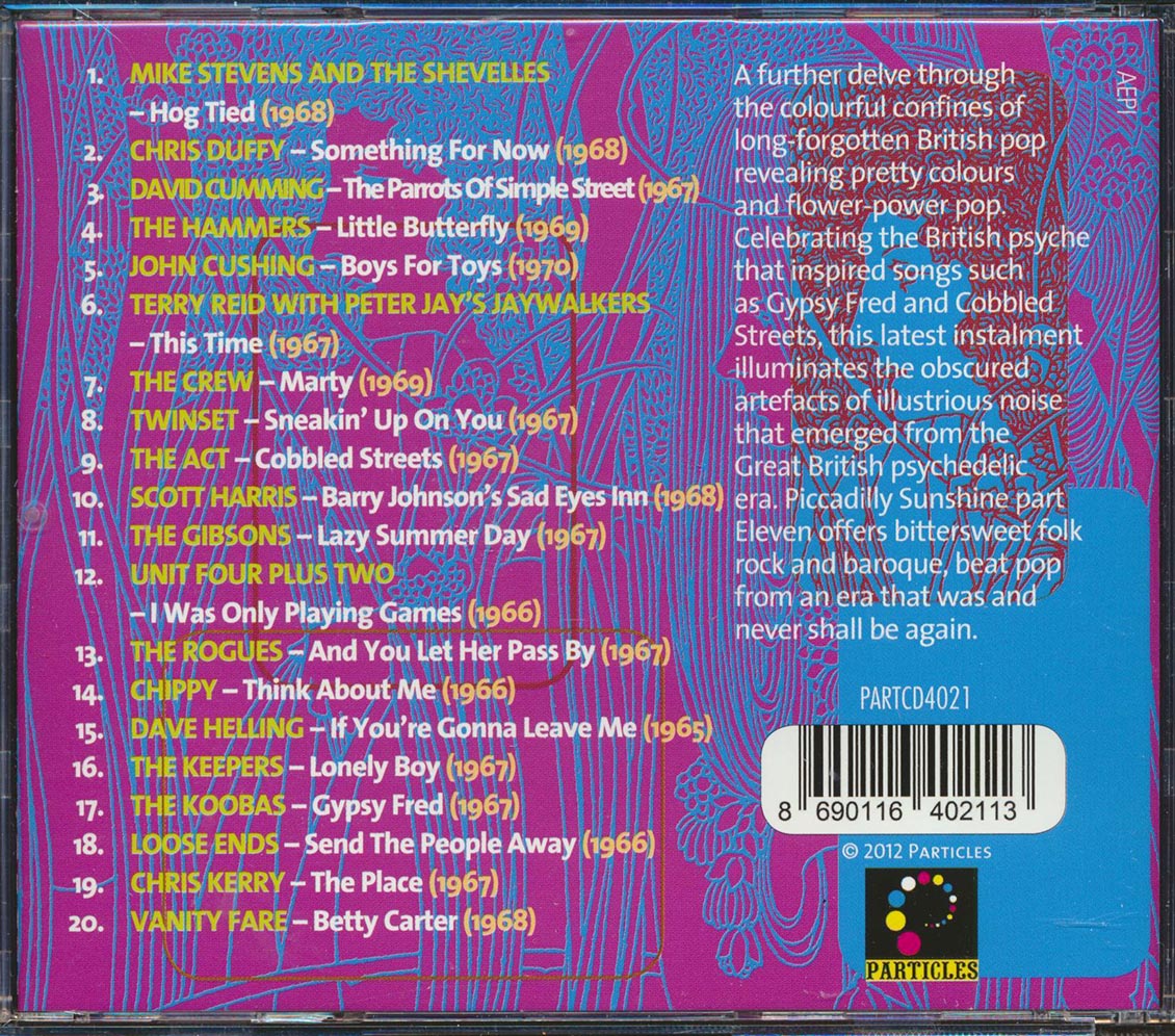 Chippy, The Act, Loose Ends, Vanity Fare, The Crew, Twinset, Etc. - Piccadilly Sunshine Part 11: British Pop Psych And Other Flavours 1966-1970