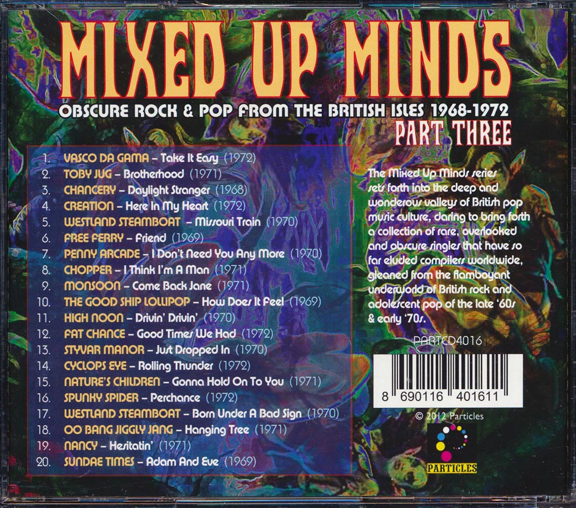 Toby Jug, High Noon, Fat Chance, Spunky Spider, Sunday Times, Etc. - Mixed Up Minds Part 3: Obscure Rock & Pop From The British Isles 1968-1972