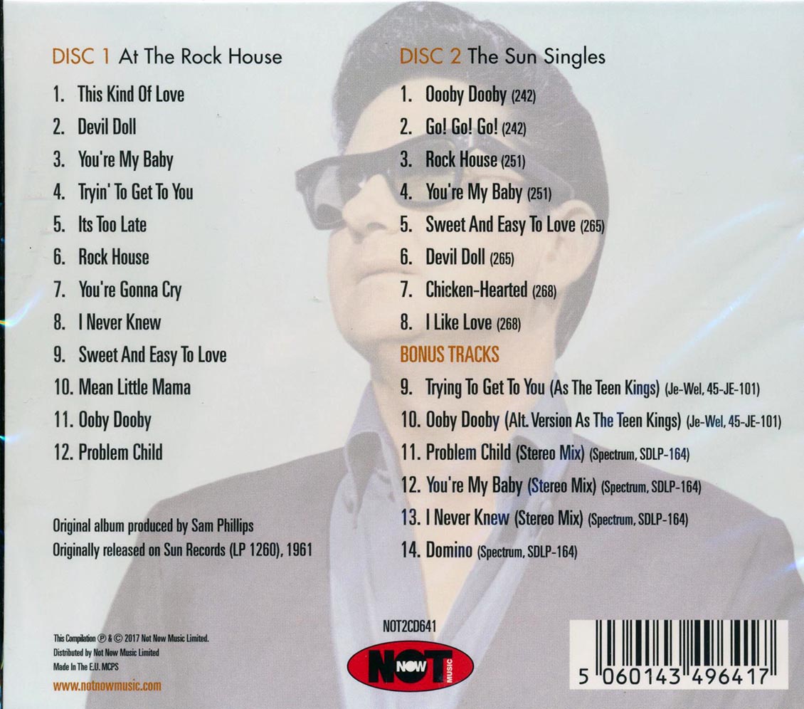 Roy Orbison - The Sun Years (26 tracks) (2xCD)