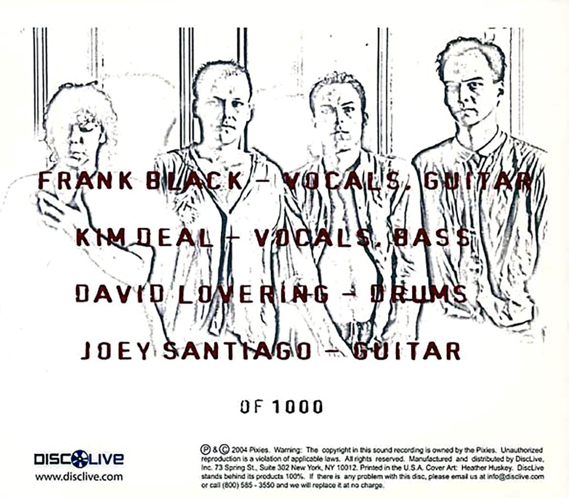 The Pixies - Live In Vancouver, British Columbia 4-22-04 (numbered ltd.ed.) (2xCD)