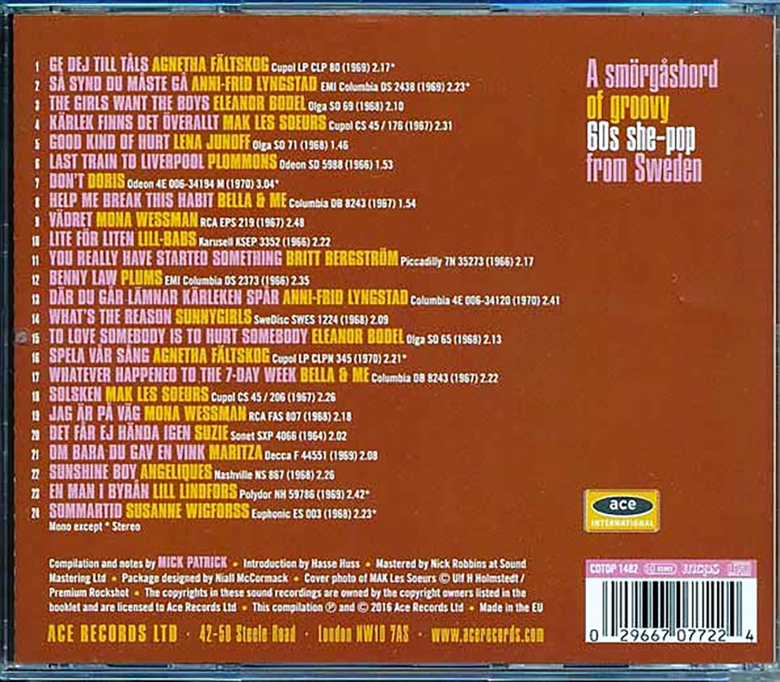 Various - The Girls Want The Boys! Sweden's Beat Girls: 1964-1970 (24 tracks) (incl. large booklet)