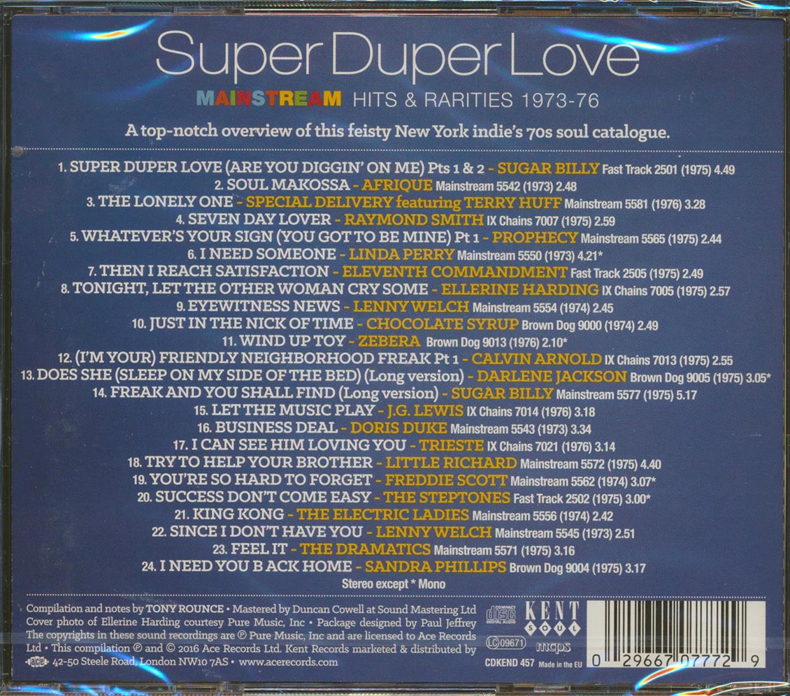 Various - Super Duper Love: Mainstream Hits & Rarities 1973-76 (incl. large booklet)