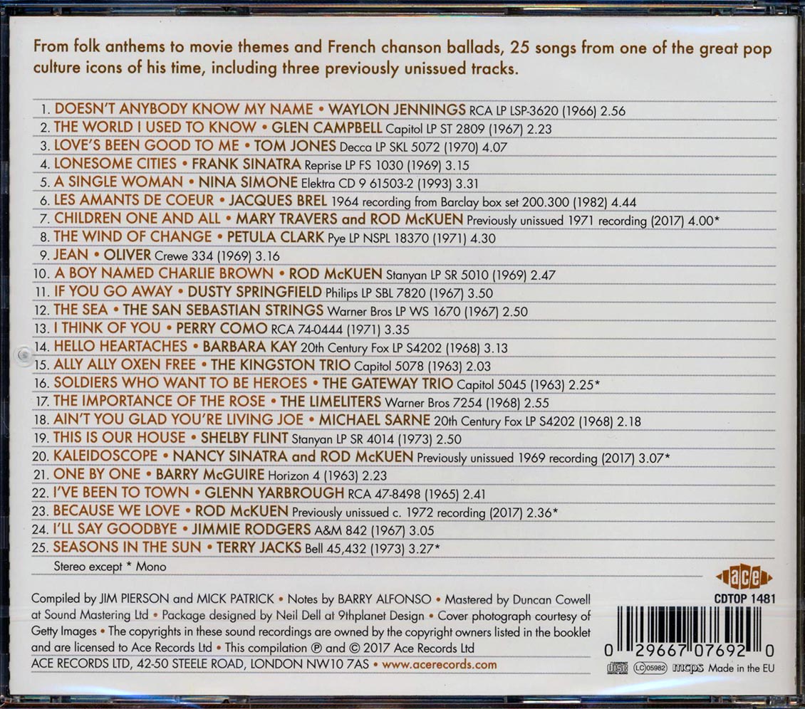 Various - Love's Been Good To Me: The Songs Of Rod McKuen (incl. large booklet)