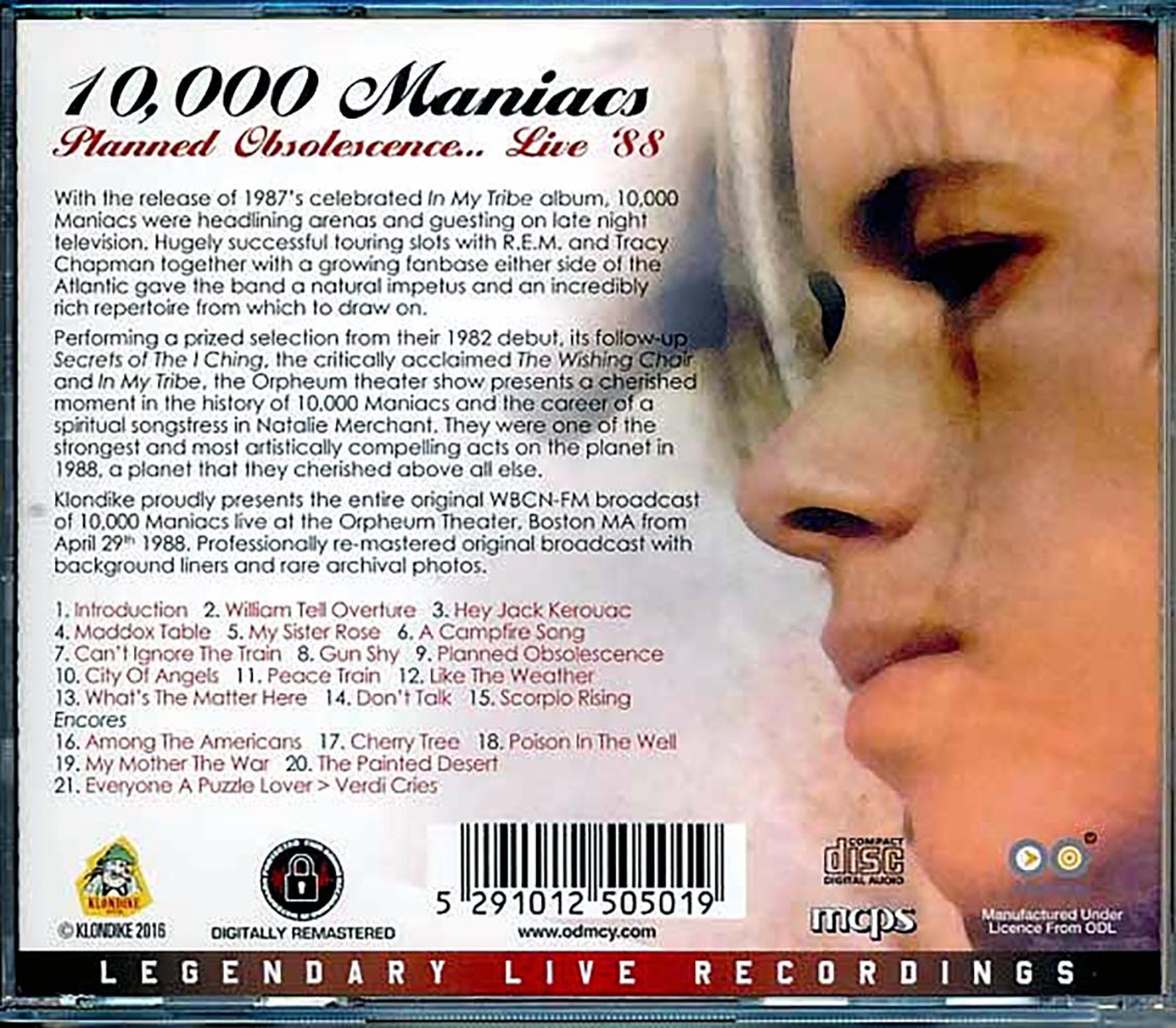 10000 Maniacs - Planned Obsolescence: Live '88 (remastered)