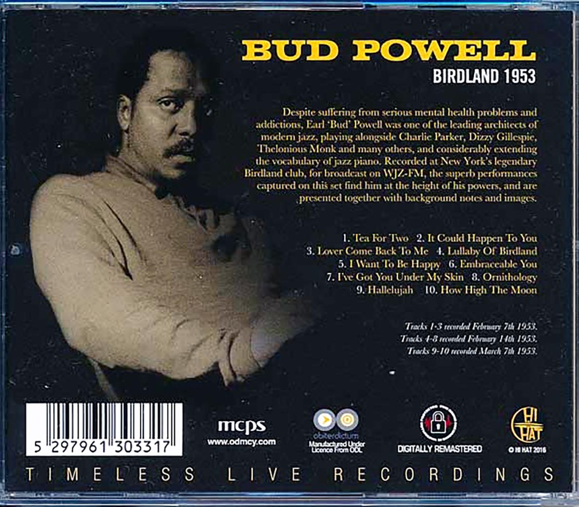 Bud Powell - Birdland 1953 (remastered)