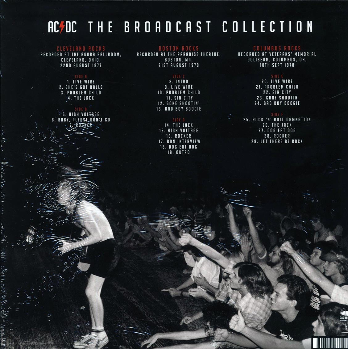 AC/DC - The Broadcast Collection (casebound set) (ltd. ed.) (3xLP) (box set)