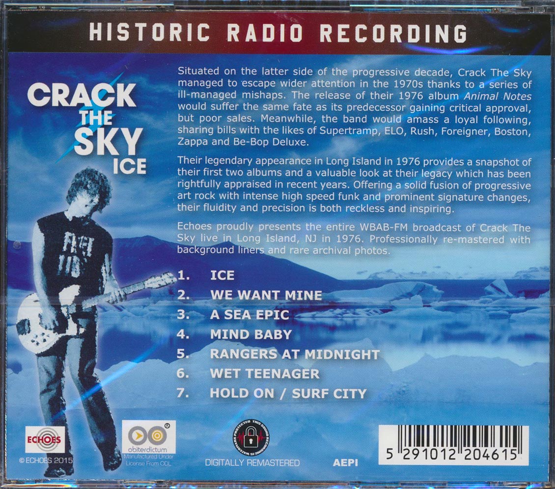 Crack The Sky - Ice (remastered)