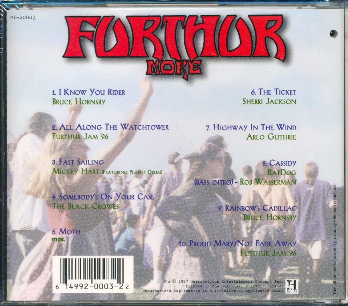 Bruce Hornsby, The Black Crowes, Sherri Jackson, Etc. - Further More (marked/ltd stock)