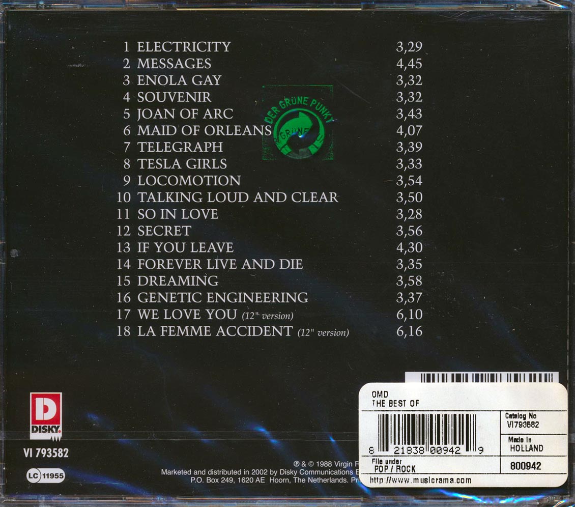 Orchestral Manoeuvres In The Dark - The Best Of OMD