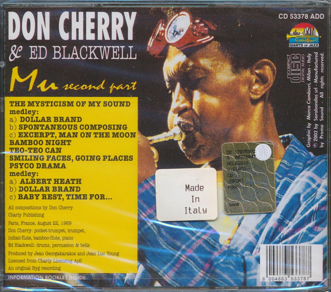 Don Cherry & Ed Blackwell - Mu Second Part