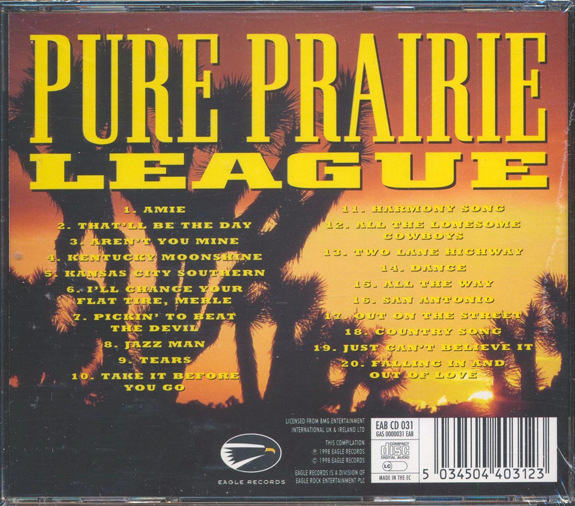 Pure Prairie League - The Masters (20 tracks)