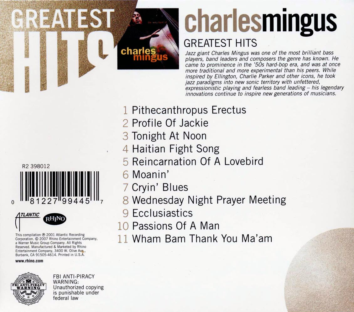 Charles Mingus - The Very Best Of Charles Mingus