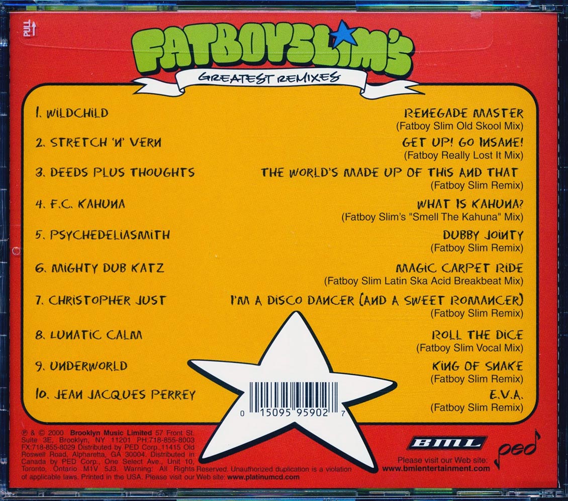Fatboy Slim - Greatest Remixes