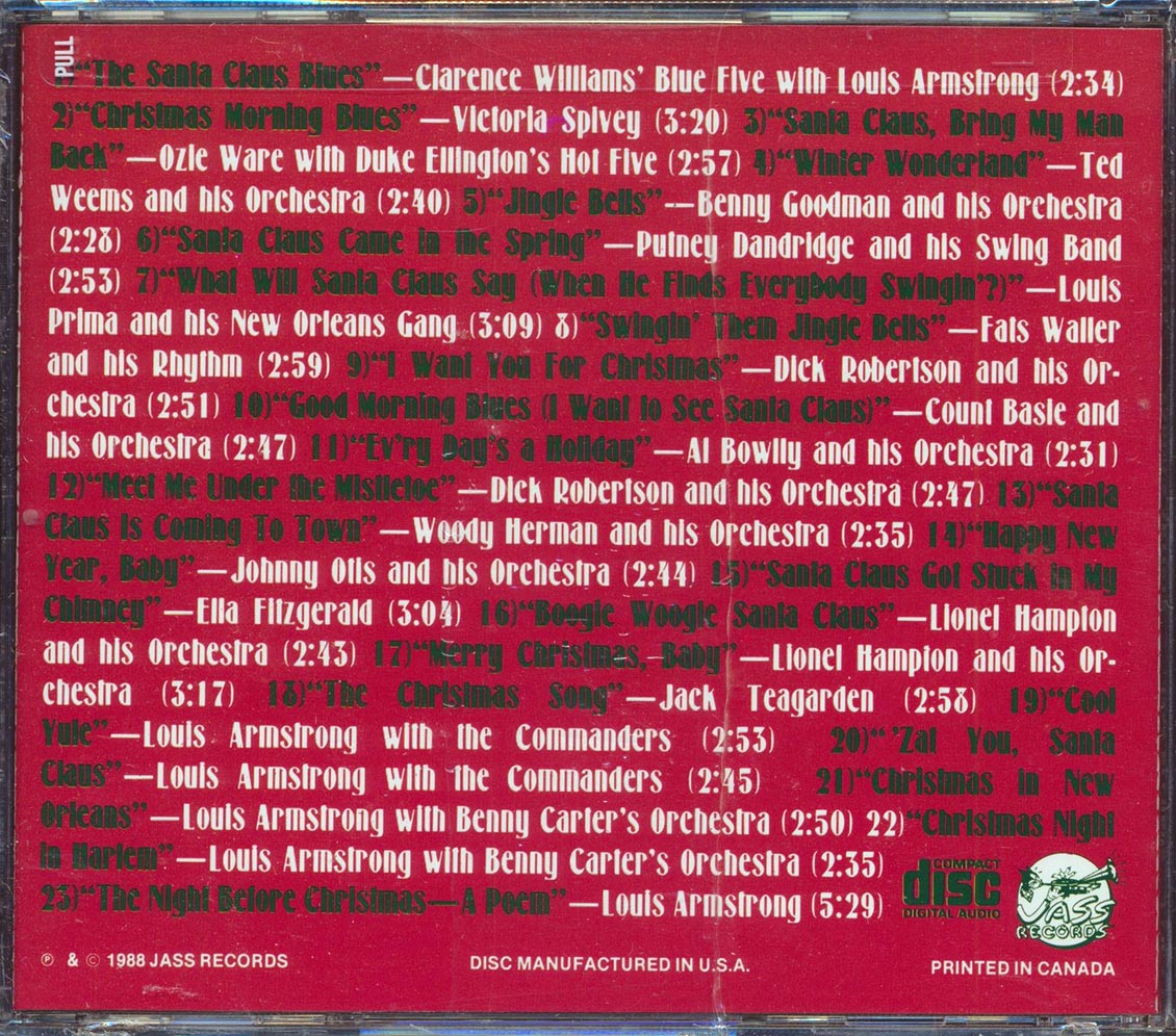 Louis Prima, Ella Fitzgerald, Louis Armstrong, Benny Goodman, Etc. - Santa Claus Blues