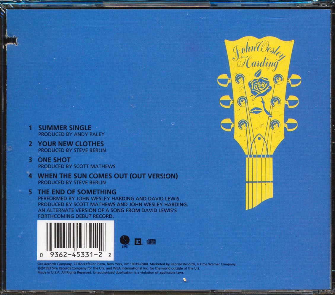 John Wesley Harding - Pett Levels: The Summer EP (marked/ltd stock)