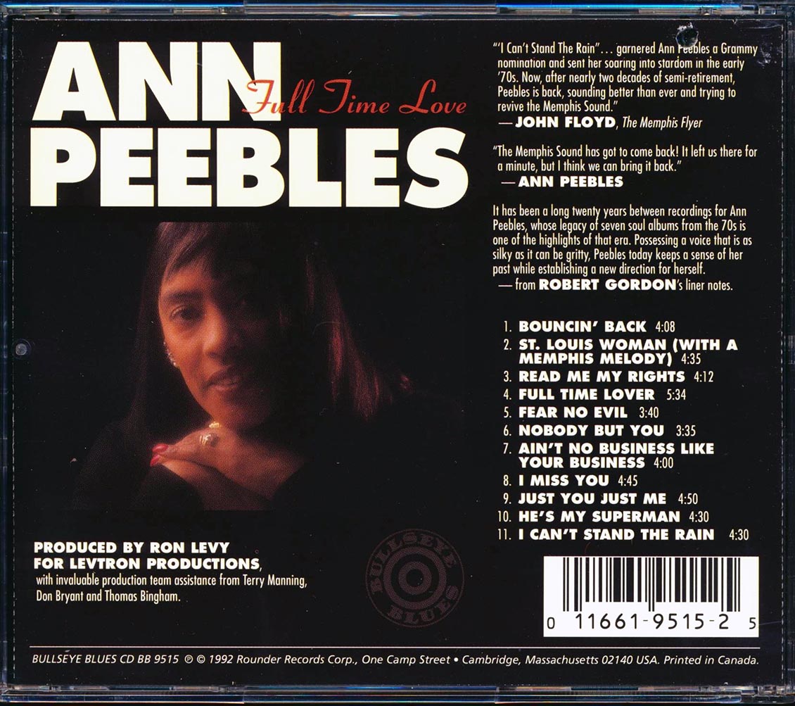 Ann Peebles - Full Time Love (incl. large booklet) (marked/ltd stock)