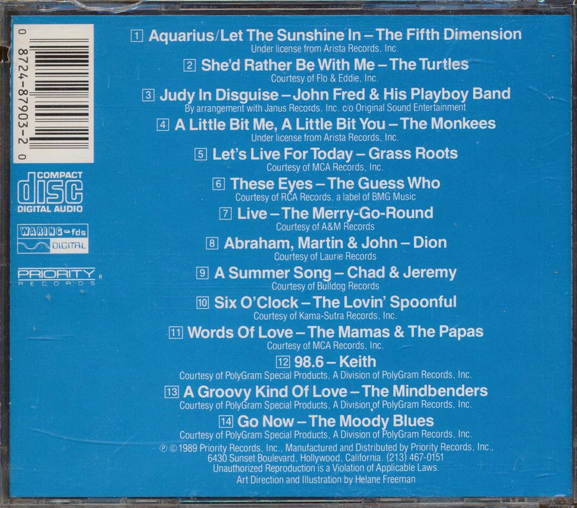 Grass Roots, The Guess Who, The Monkees, Etc. - The Best Of Groovy 60's