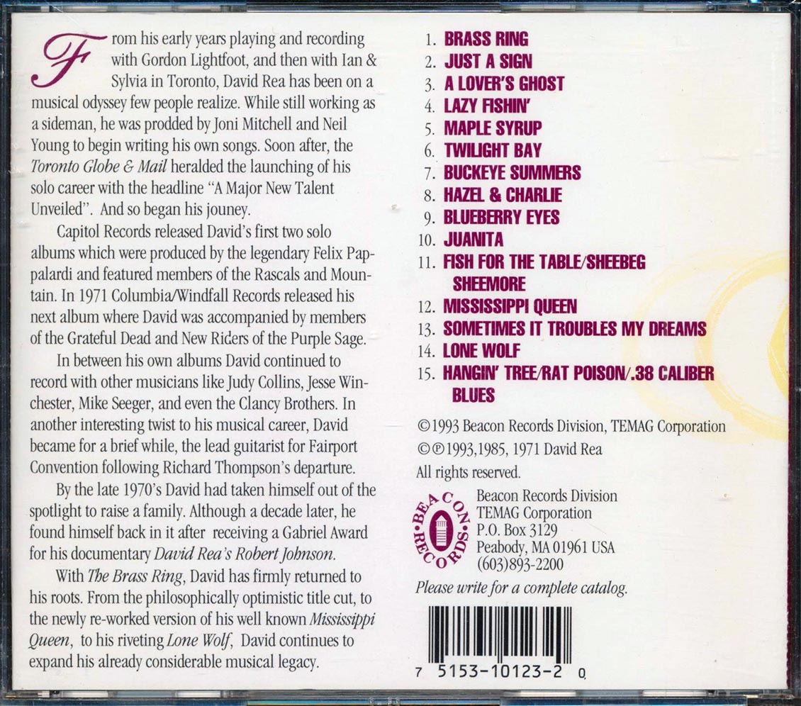 David Rea - The Brass Ring