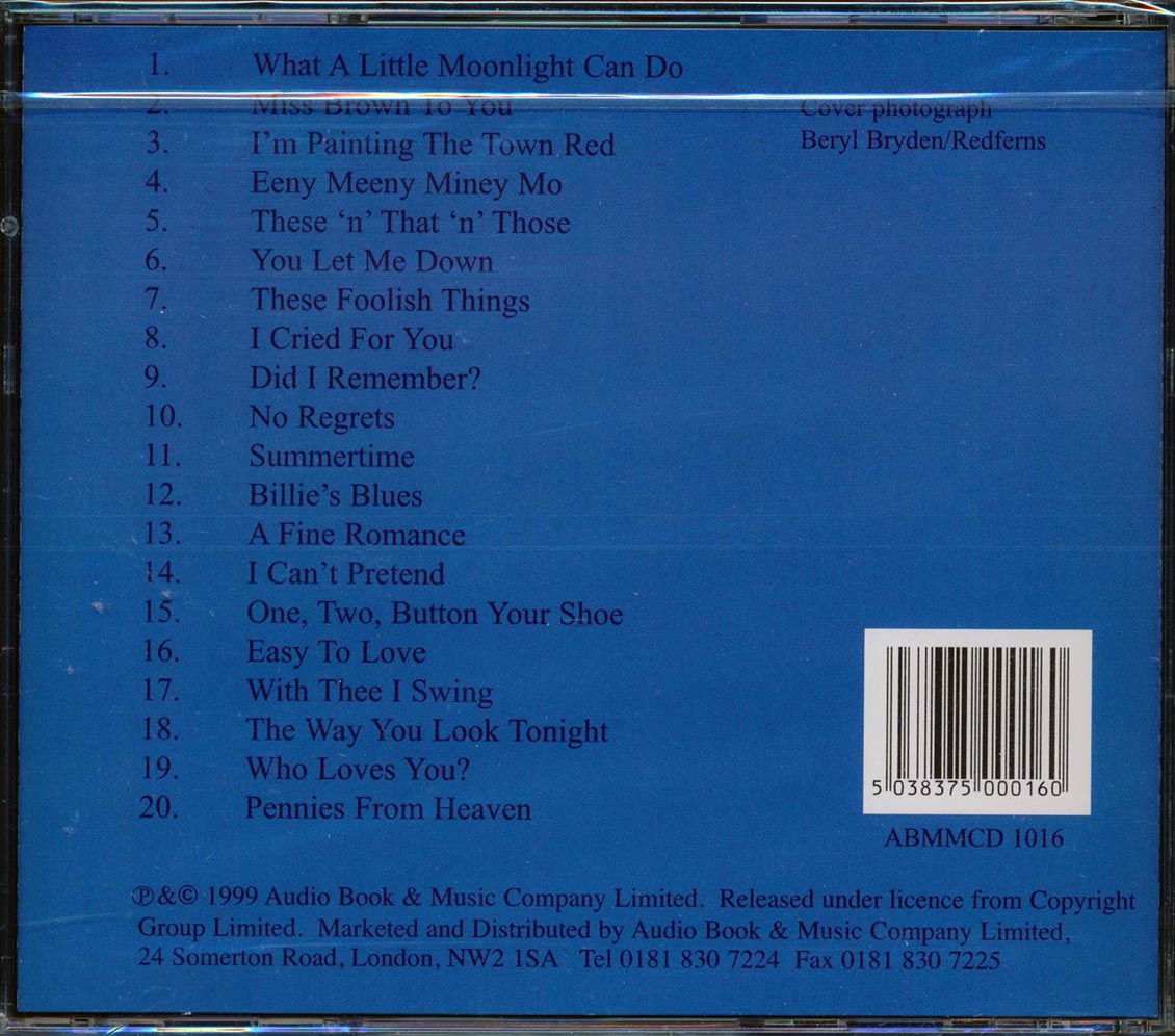 Billie Holiday - The Incomparable: Volume 1 (20 tracks)