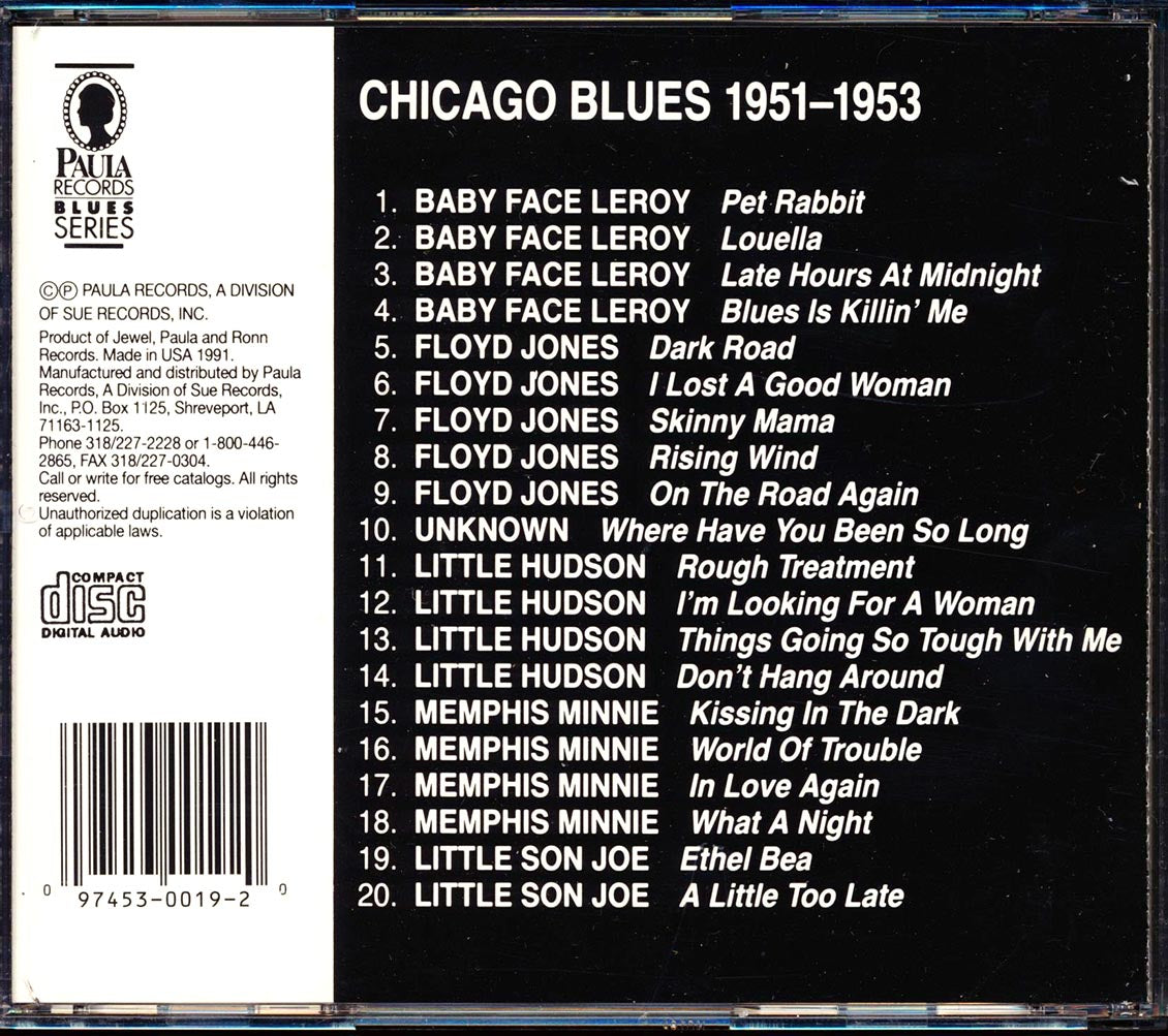 Baby Face Leroy, Floyd Jones, Little Hudson, Memphis Minnie, Little Son Joe - Blues Is Killin' Me (20 tracks)