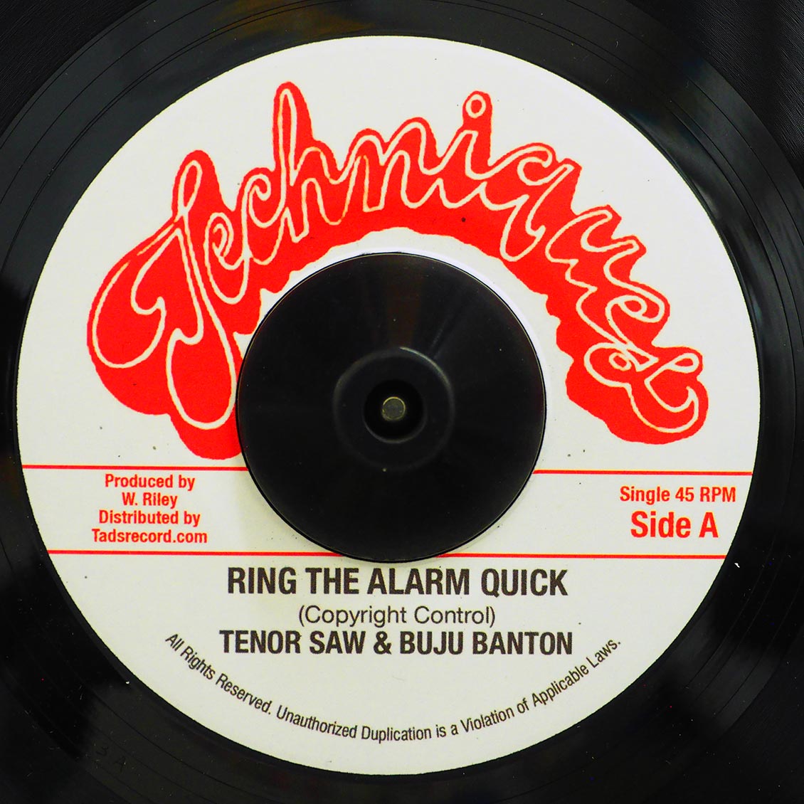 Tenor Saw, Buju Banton - Ring The Alarm Quick  /  Chronixx, Goldy - The Mini Song (rhythm: "Stalag") (US press)