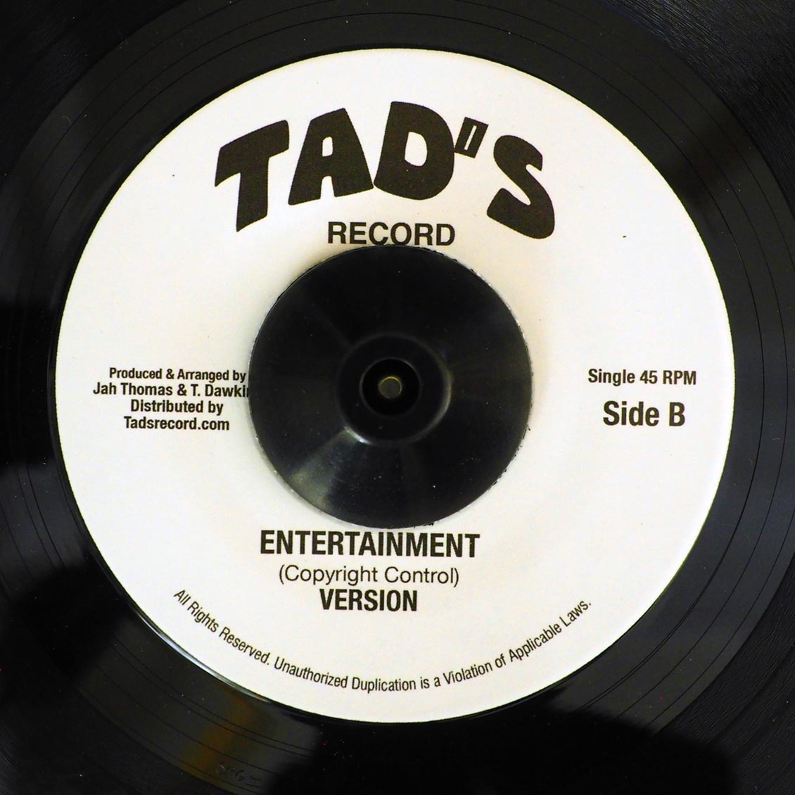 Triston Palmer - Entertainment  /  Roots Radics - Version (rhythm: "Heavenless AKA Entertainment") (US press)