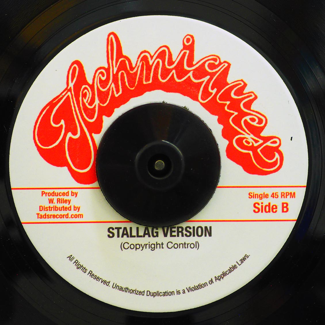 Tenor Saw - Ring The Alarm  /  Stalag Version (rhythm: "Stalag") (US press)