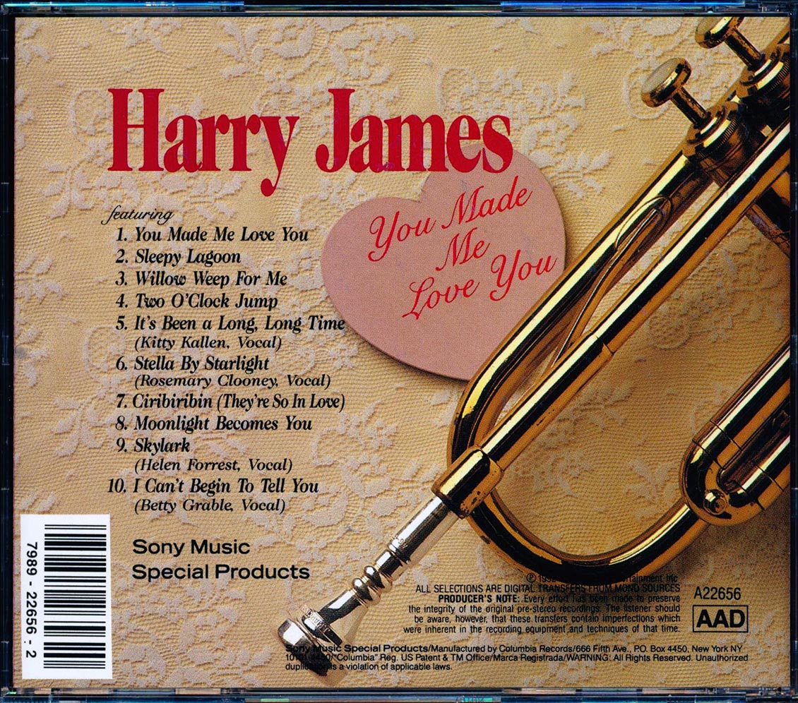 Harry James - You Made Me Love You