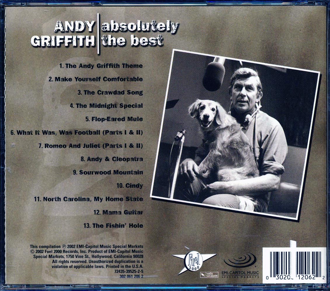 Andy Griffith - Absolutely The Best (marked/ltd stock)
