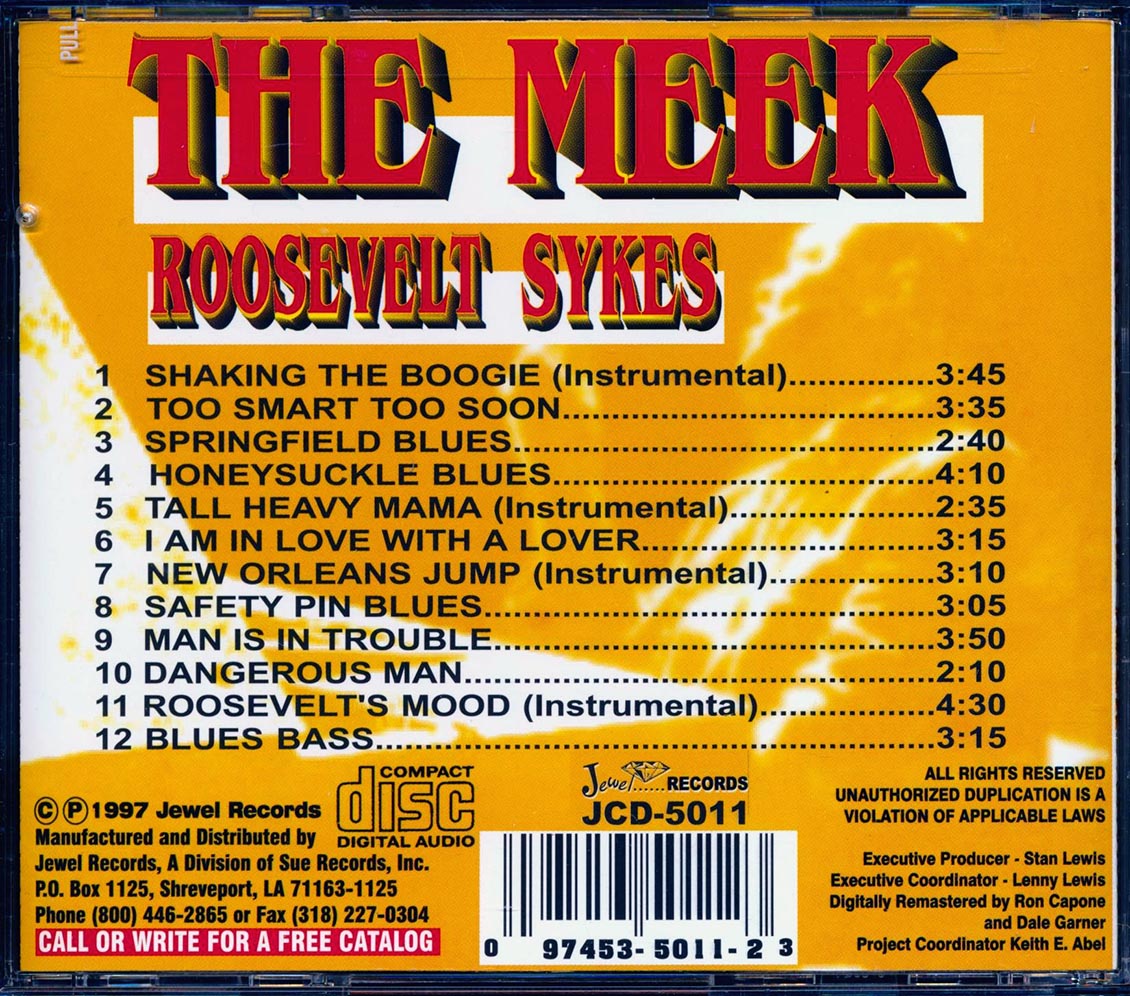 Roosevelt Sykes - The Meek Roosevelt Sykes