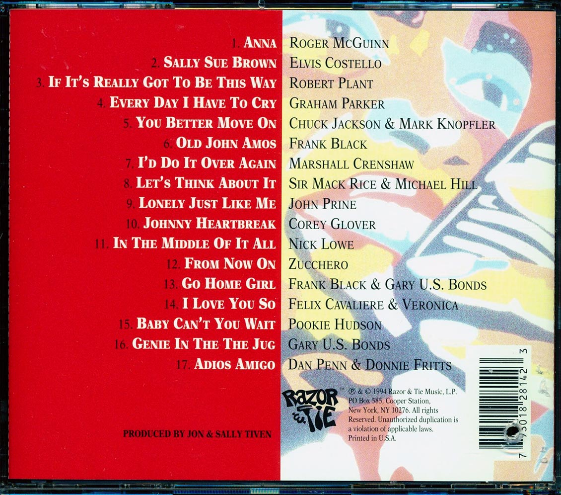 Robert Plant, Elvis Costello, Graham Parker, John Prine, Etc. - Adios Amigo: A Tribute To Arthur Alexander (marked/ltd stock)