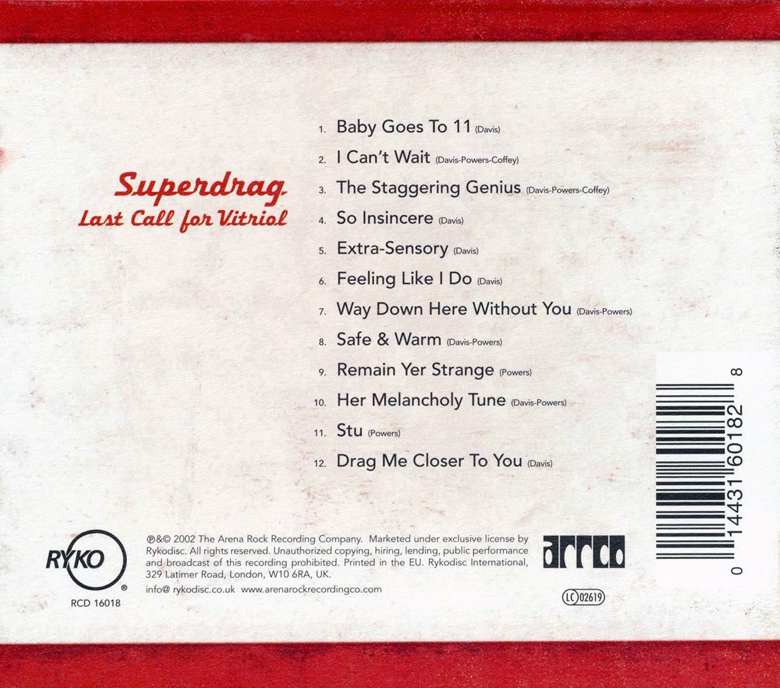 Superdrag - Last Call For Vitriol