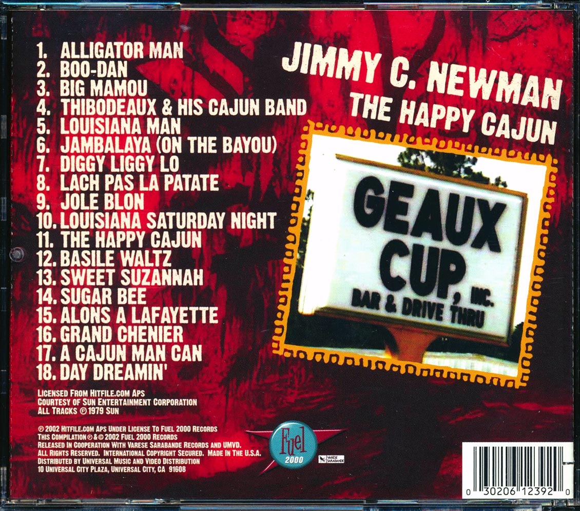 Jimmy C Newman - The Happy Cajun (marked/ltd stock)