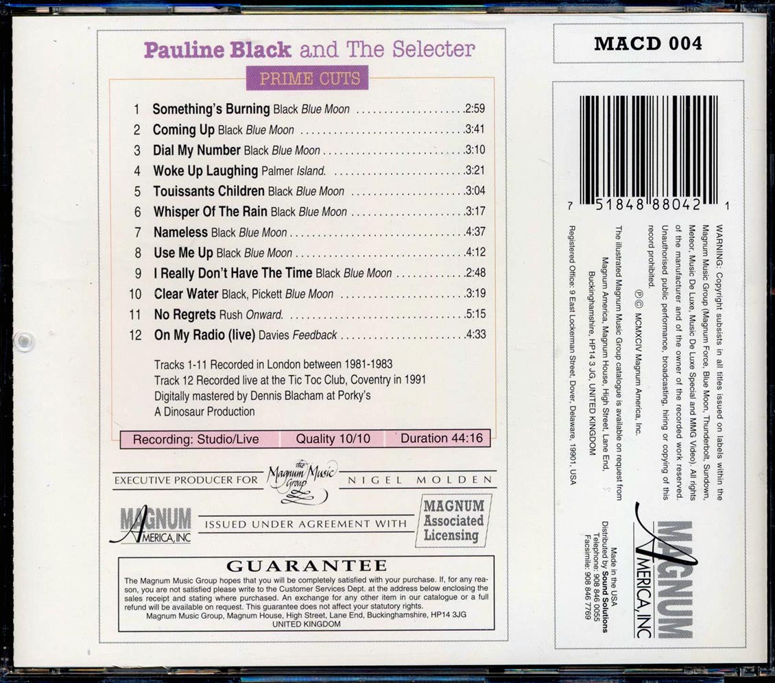 Pauline Black & The Selecter - Prime Cuts
