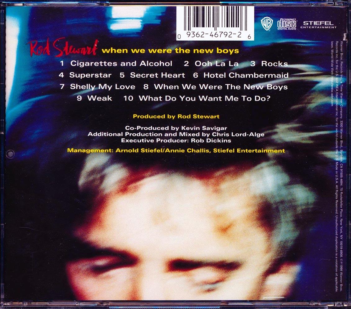 Rod Sterwat - When We Were The New Boys (marked/ltd stock)
