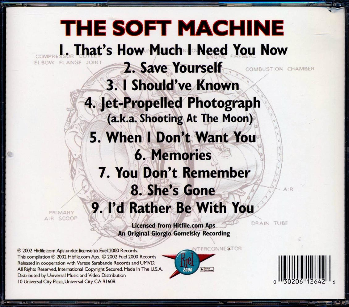 The Soft Machine - Jet-Propelled Photographs (marked/ltd stock)