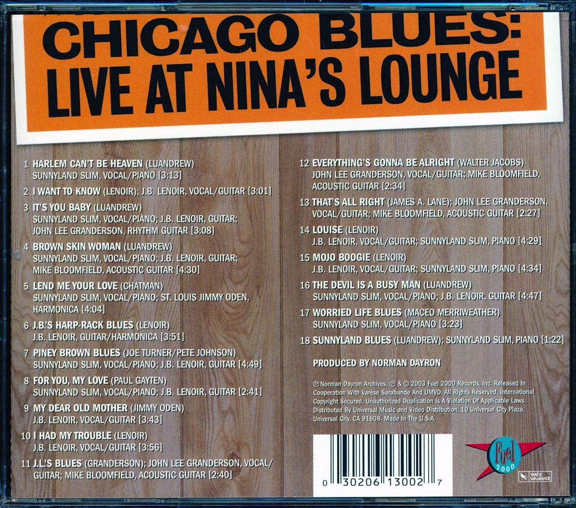 JB Lenoir, Sunnyland Slim & Friends - Live In '63 (remastered)