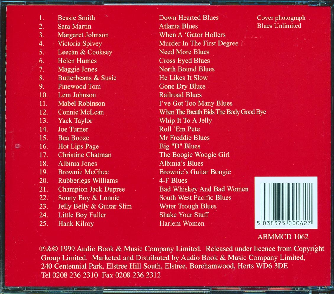 Bessie Smith, Maggie Jones, Hot Lips Page, Hank Kilroy, Etc. - Harlem Blues (25 tracks)
