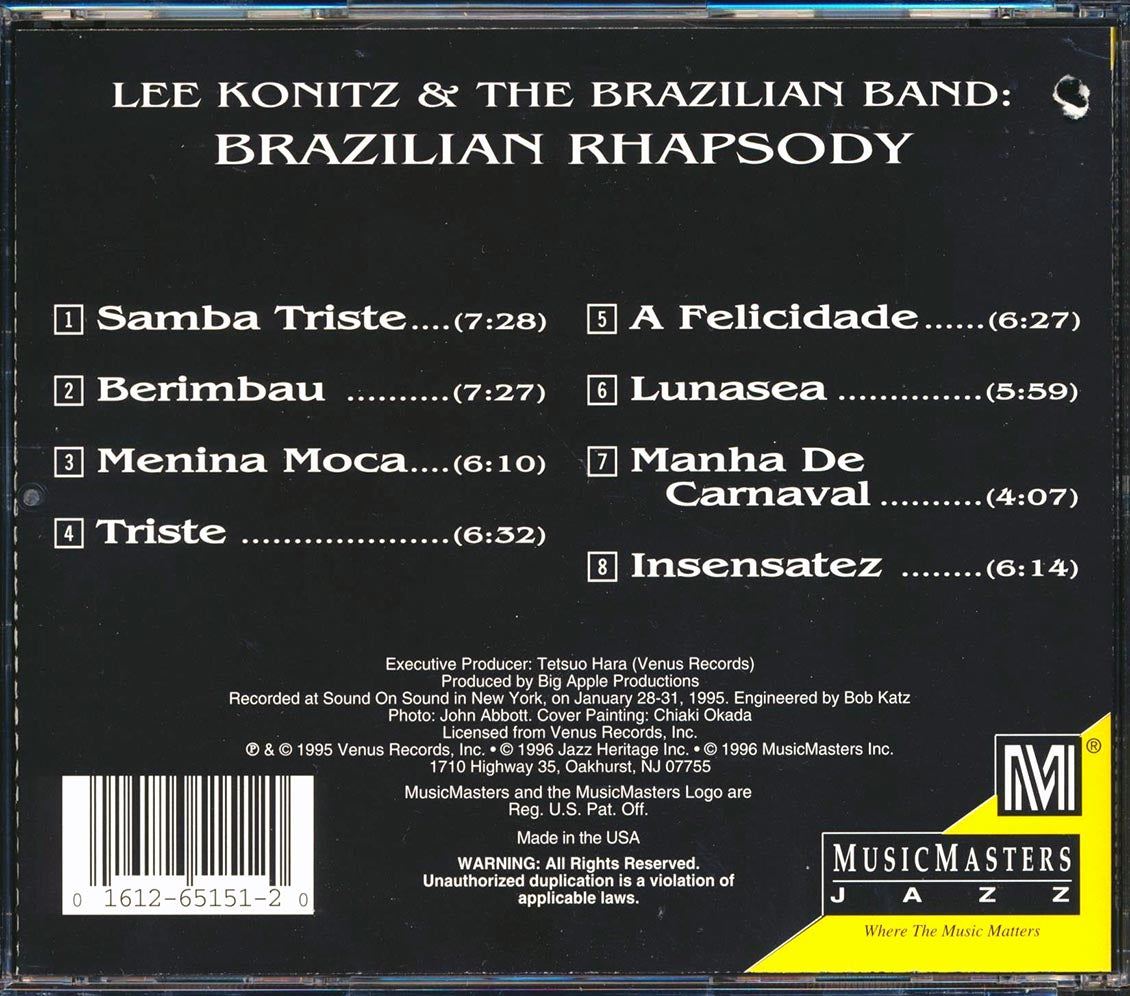 Lee Konitz & The Brazilian Band - Brazilian Rhapsody (marked/ltd stock)