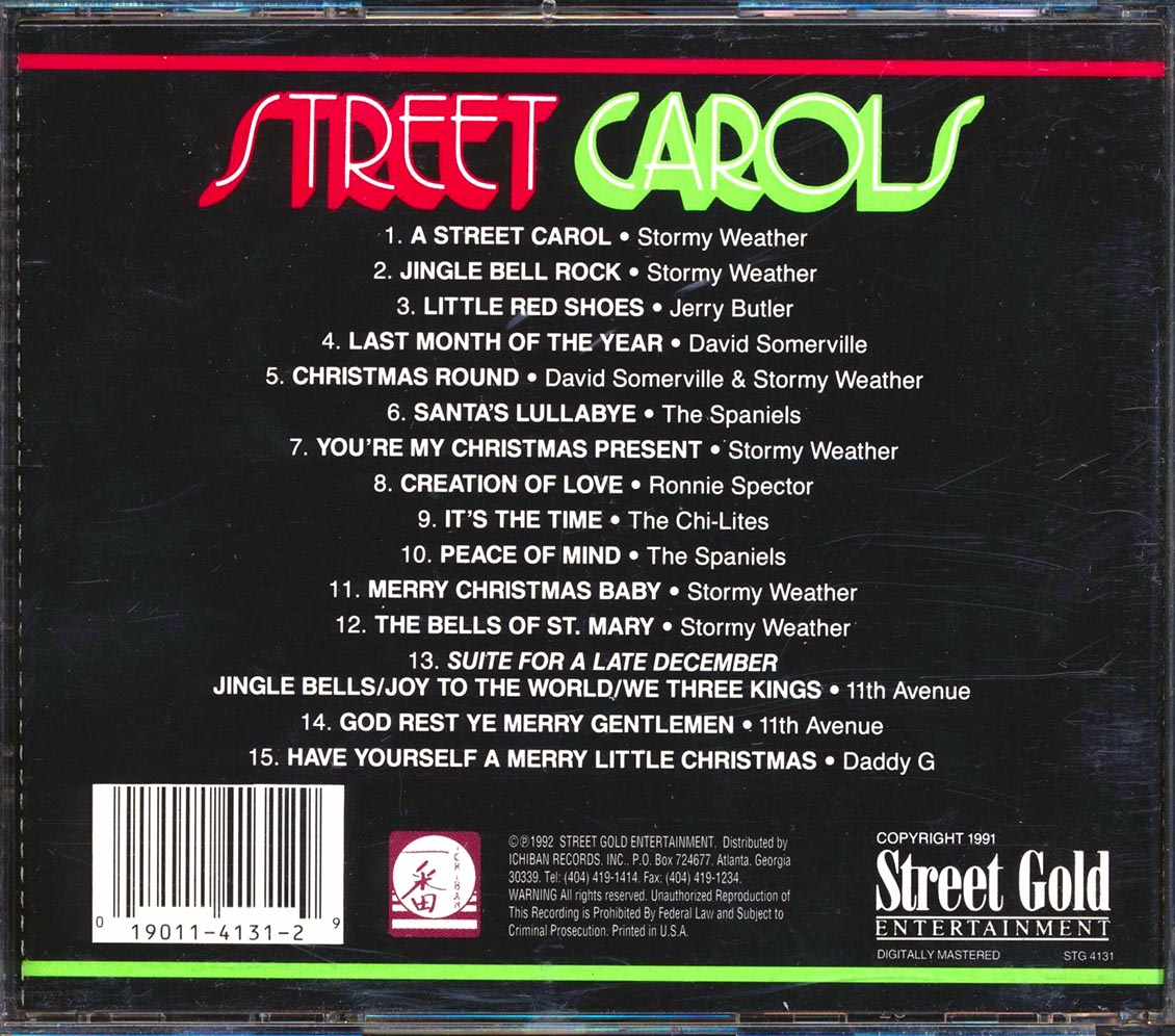 Stormy Weather, Jerry Butler, The Chi-Lites, Etc. - Street Carols