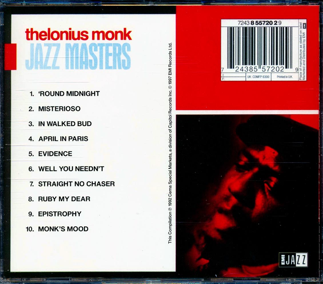 Thelonious Monk - Jazz Masters