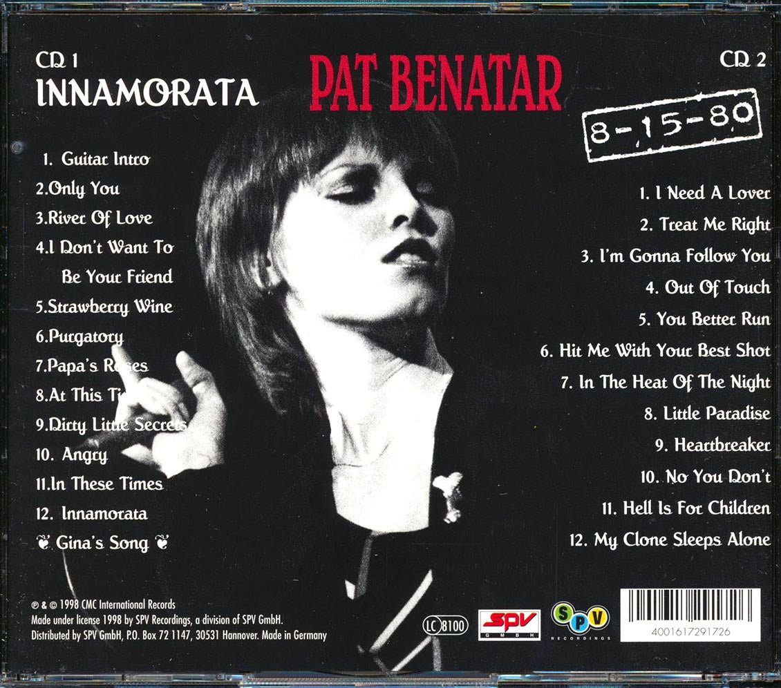 Pat Benatar - Innamorata + 8-15-80 (24 tracks) (2xCD)