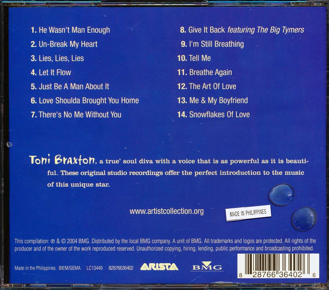 Toni Braxton - Artist Collection
