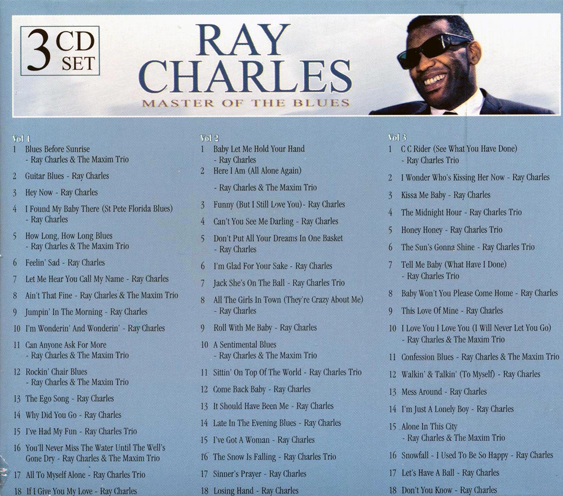 Ray Charles - Master Of The Blues (54 tracks) (3xCD)