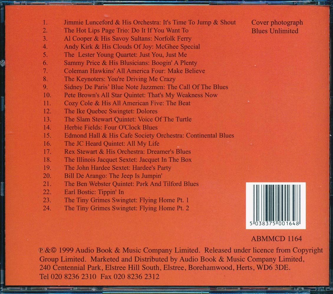 Al Cooper & His Savoy Sultans, Andy Kirk & His Clouds Of Joy, Sammy Price & His Bluesicians, Etc. - Harlem Jazz: The 40s (24 tracks)