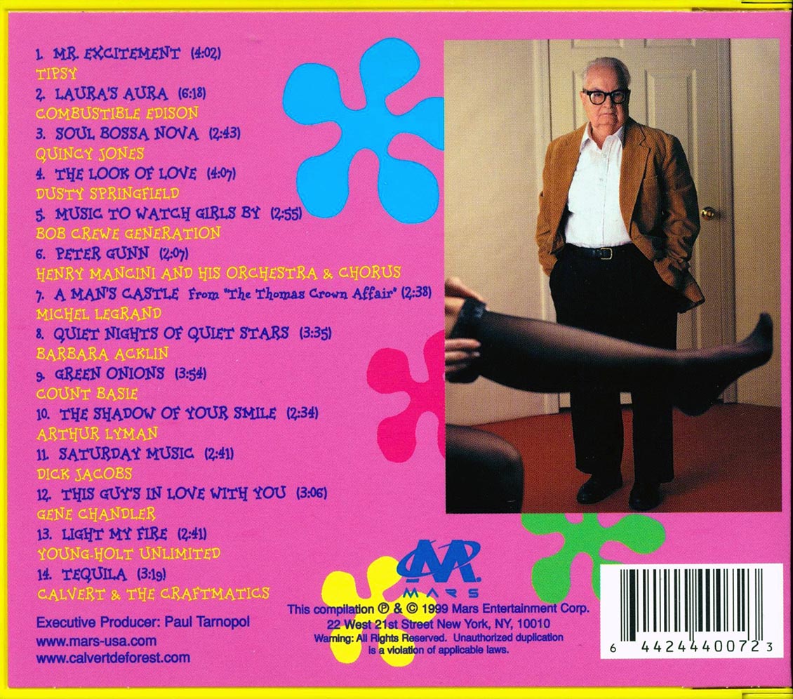 Larry Bud Melman, Count Basie, Dusty Springfield, Henry Mancini, Bob Crewe Generation, Etc. - Calvert DeForest's Erotic Experience