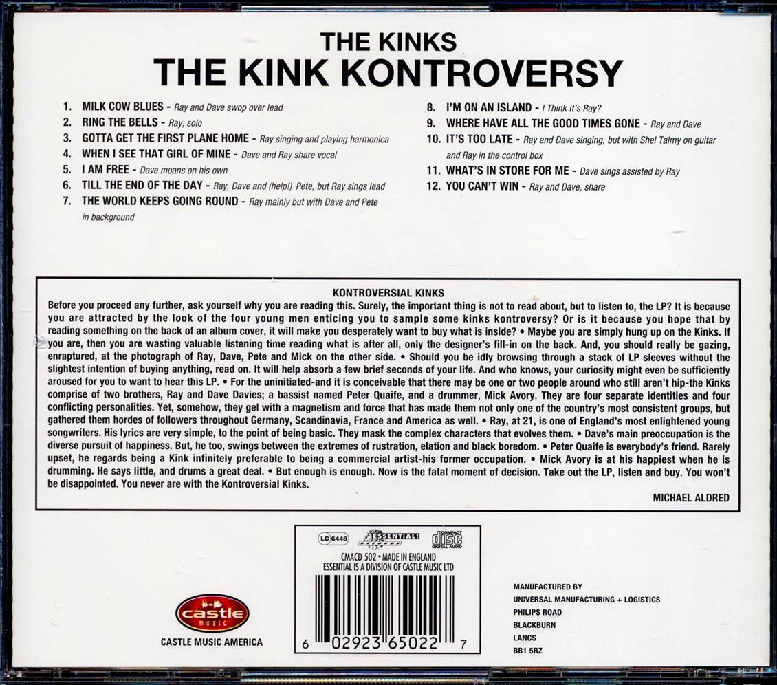 The Kinks - The Kink Kontroversy