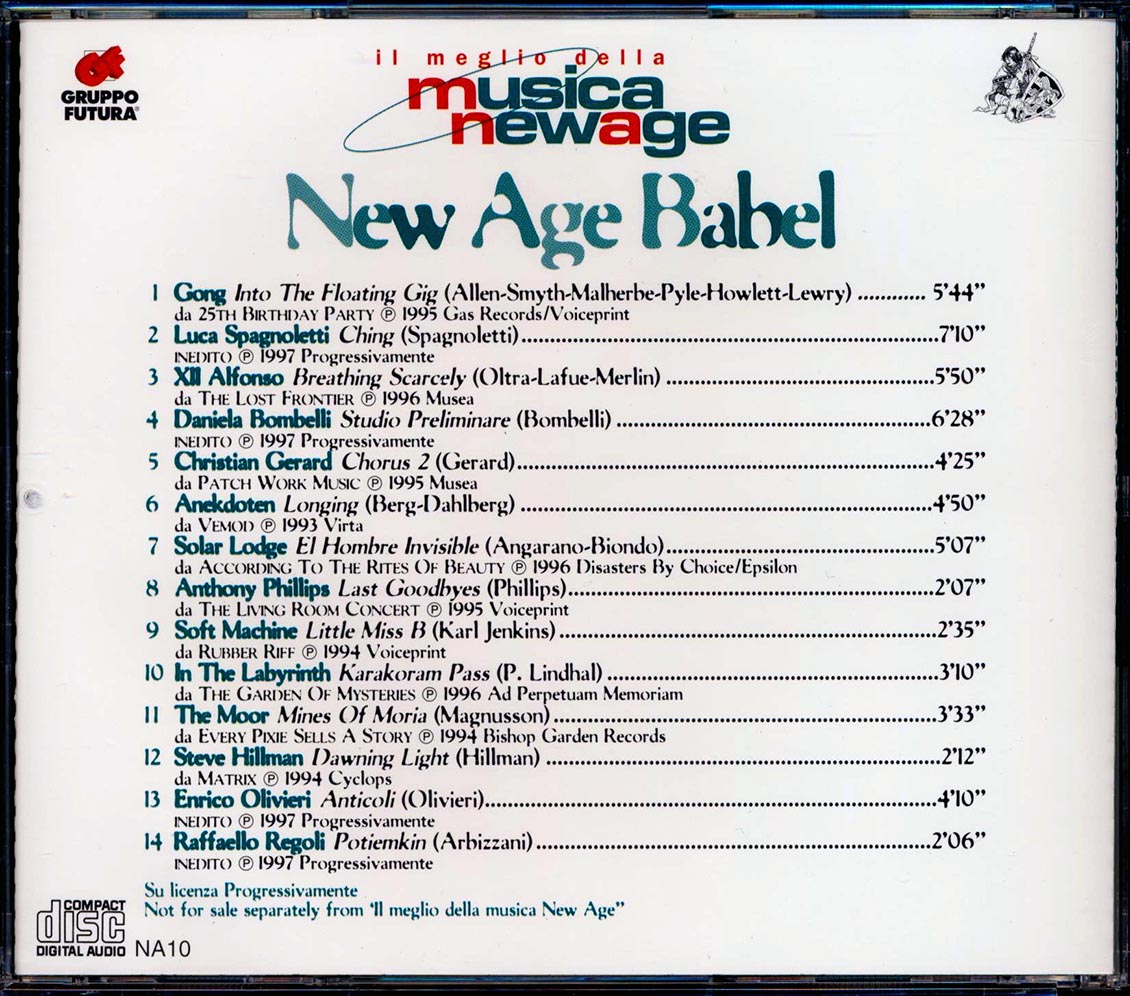 Soft Machine, Gong, Luca Spagnoletti, Etc. - New Age Babel