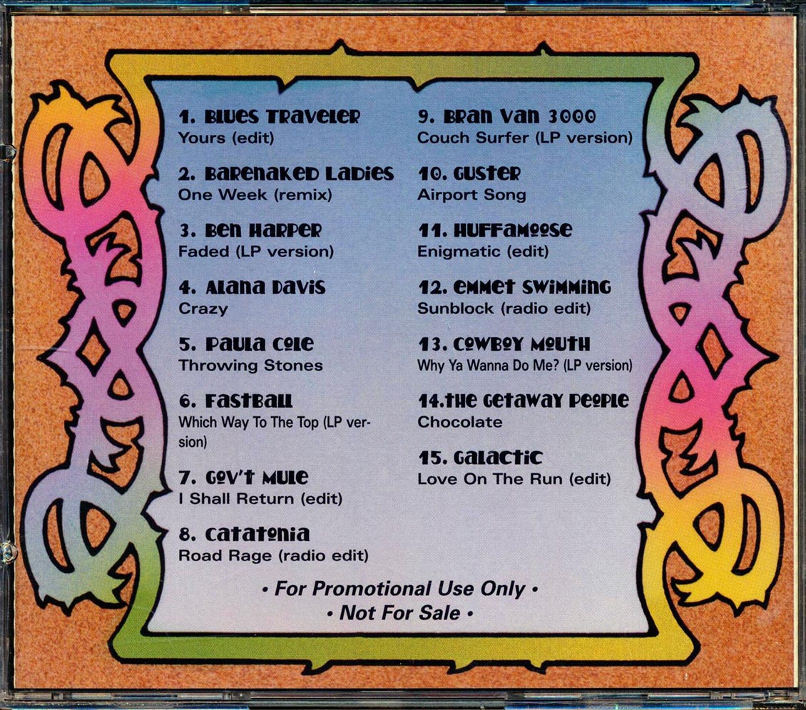 Ben Harper, Blues Traveler, Barenaked Ladies, Etc. - HORDE Festival 1998