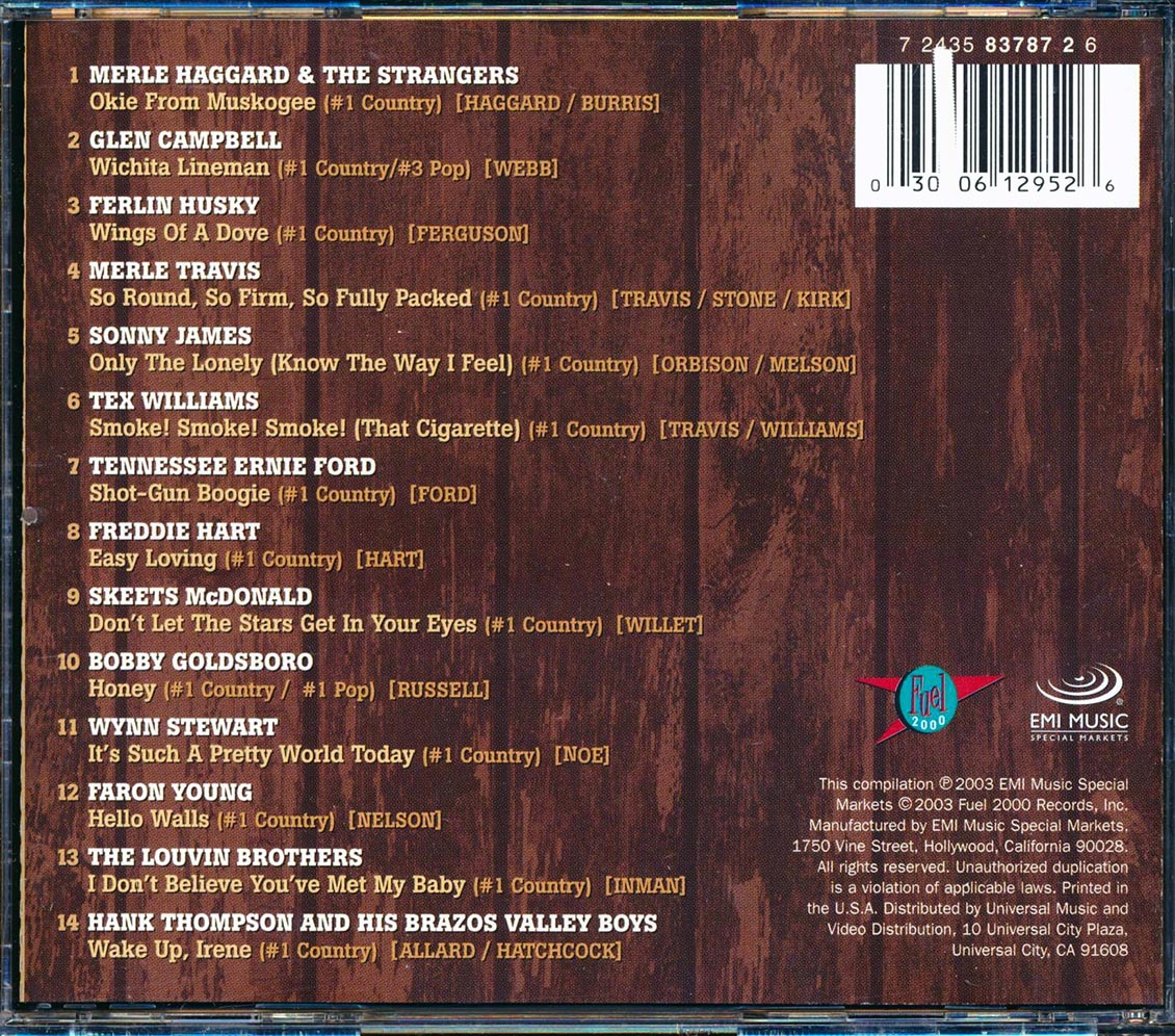 Glen Campbell, Merle Haggard, Merle Travis, Sonny James, Faron Young, Etc. - The Kings Of Classic Country (marked/ltd stock)